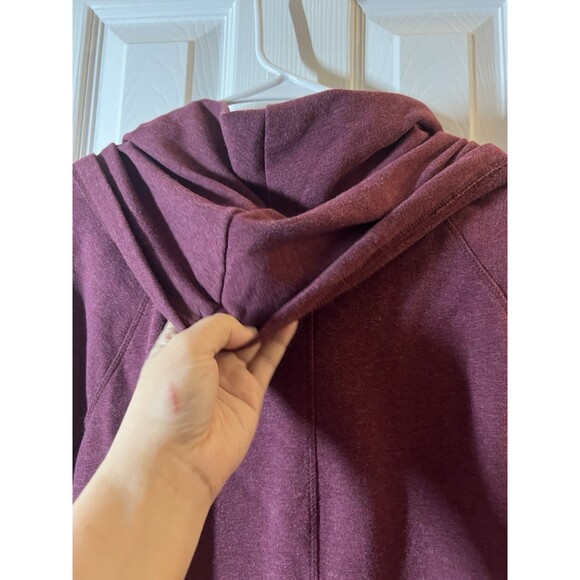 LL Bean Cozy Pullover Sweatshirt Womens XL Pockets Cowl Neck Top - Picture 5 of 14